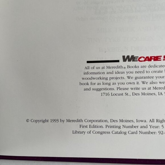 Better Homes and Gardens Wood Weekend Toy You Can Make Book 1993 Decor DIY - Picture 6 of 8